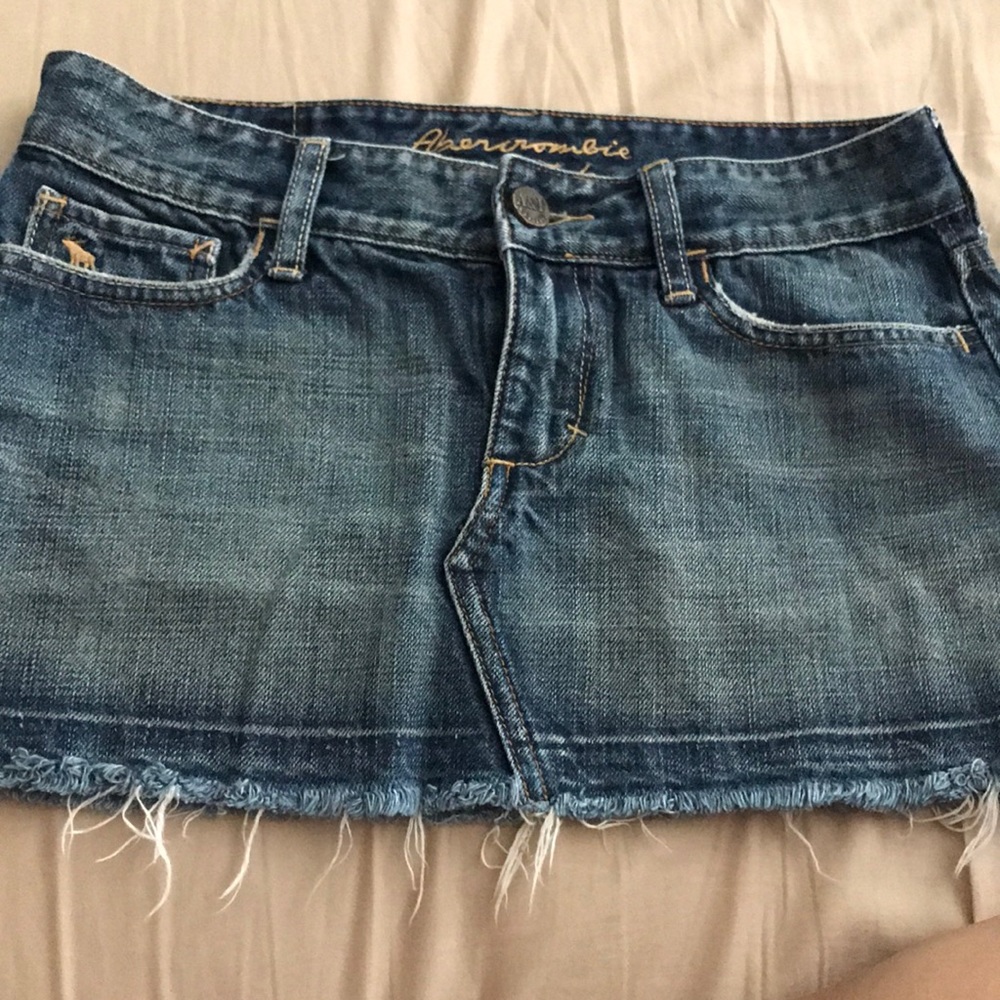 Abercrombie & Fitch Jean Mini Skirt